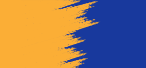 orange and blue background